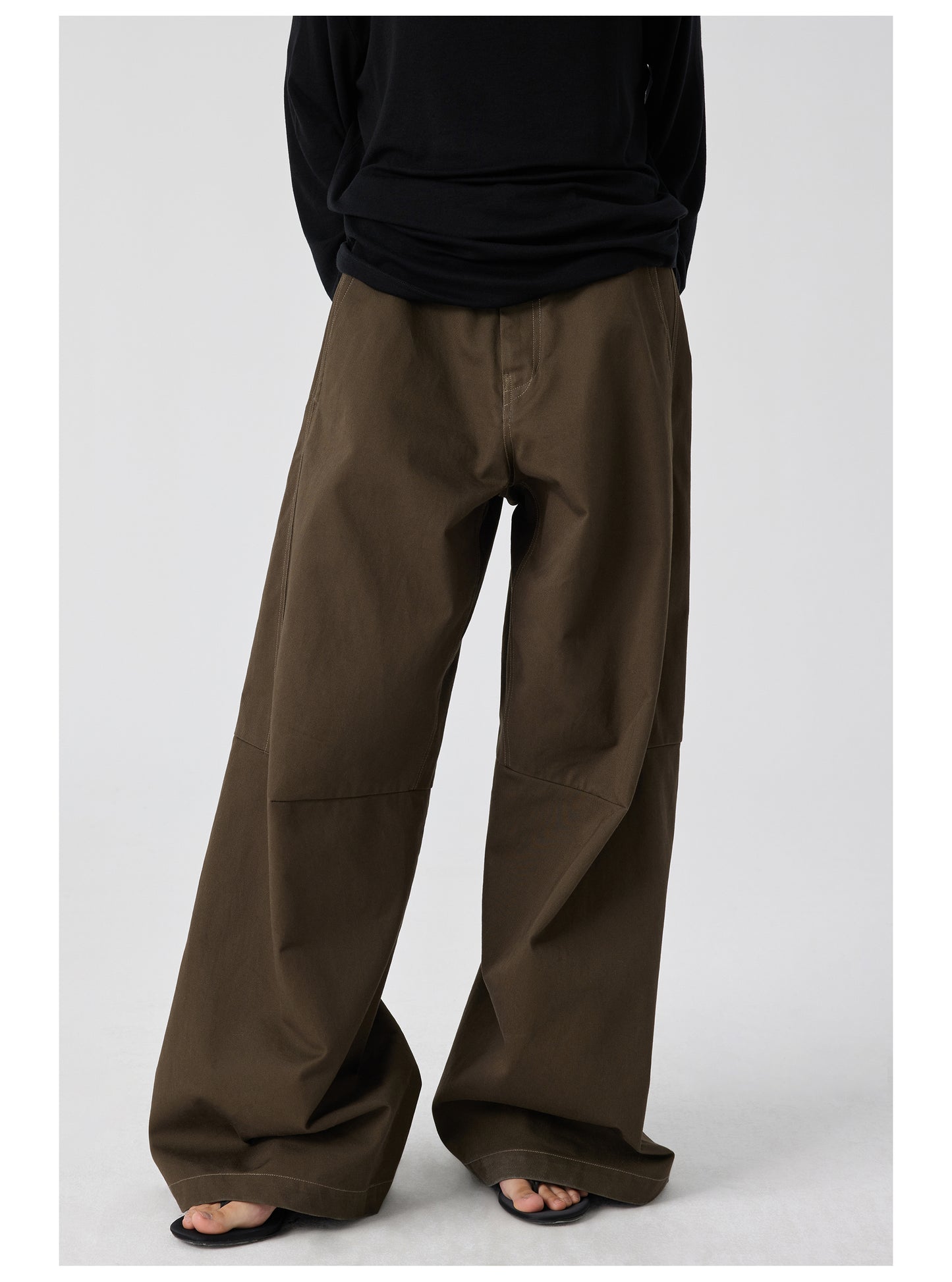 Large Fit Casual Pants