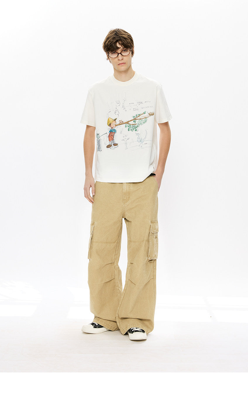 3D Pocket Loose Cargo Pants