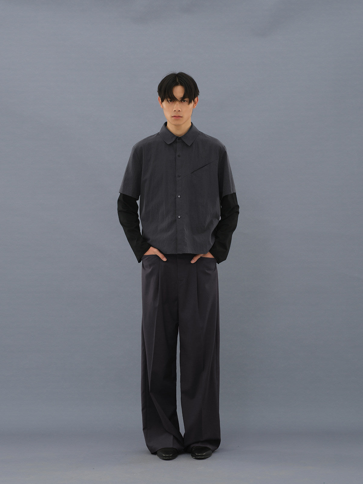 Tencel Blend Short-Sleeve Shirt