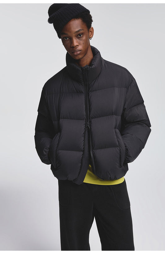 Classic Wrinkle-Processed Down Jacket