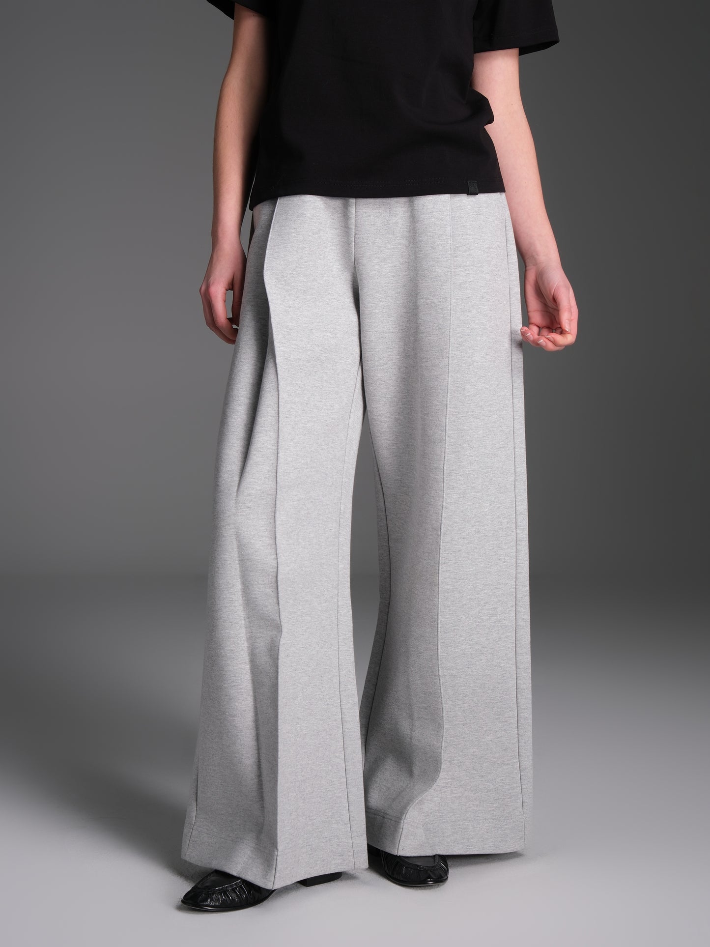 A-Line Wide Leg Sweatpants