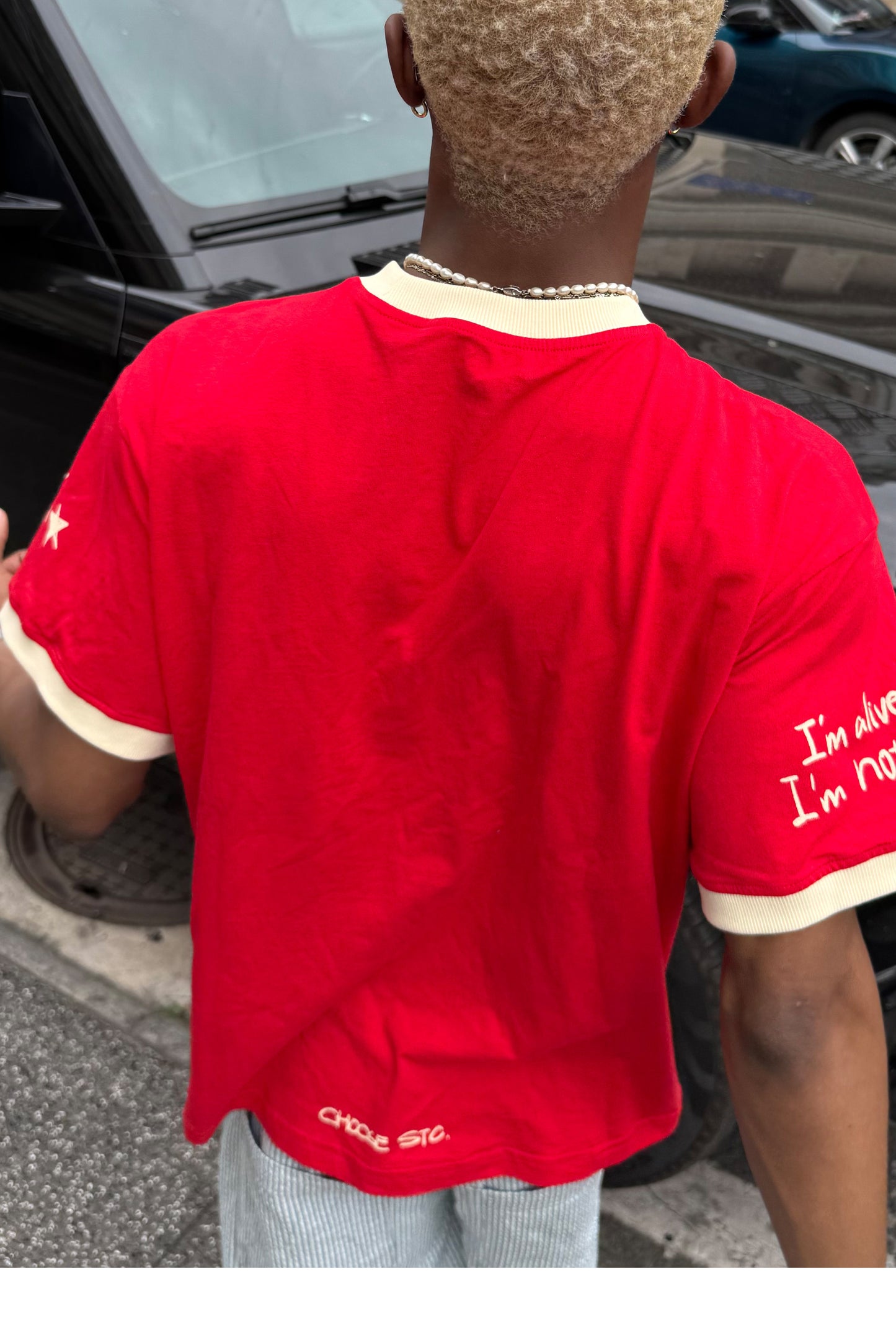 手描き落書き風フォント ビッグTシャツ
