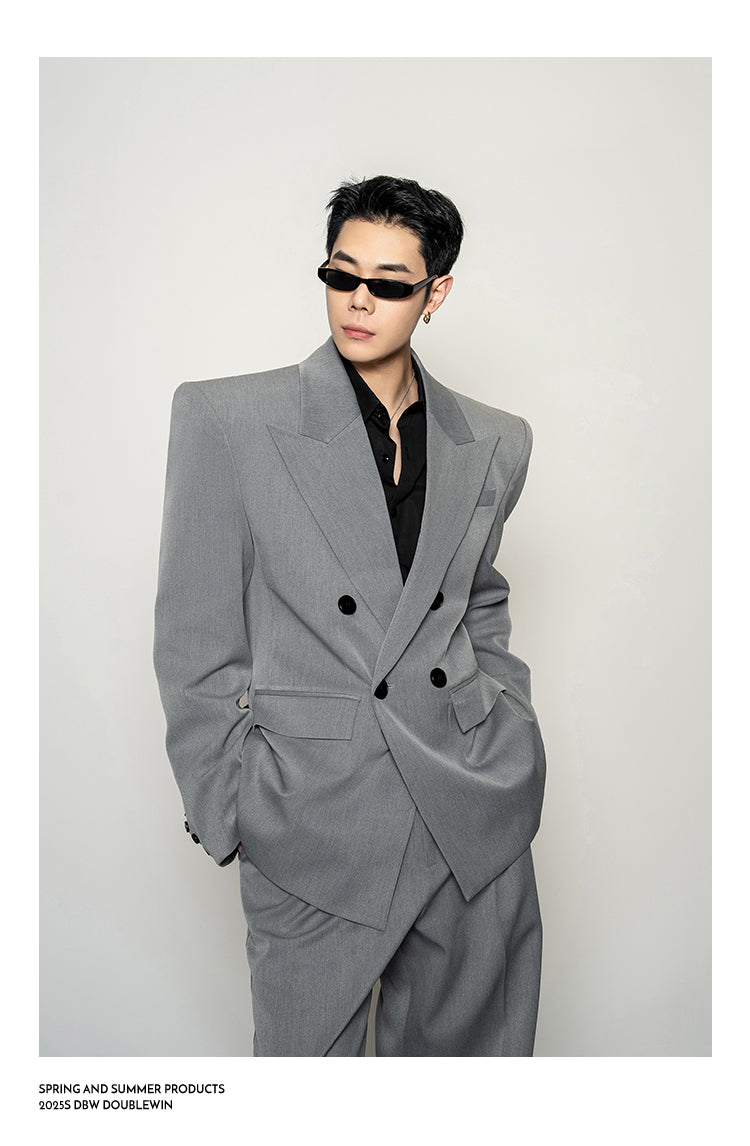 Premium Straight-Shoulder Suit