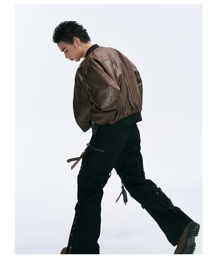 Reversible bomber jacket