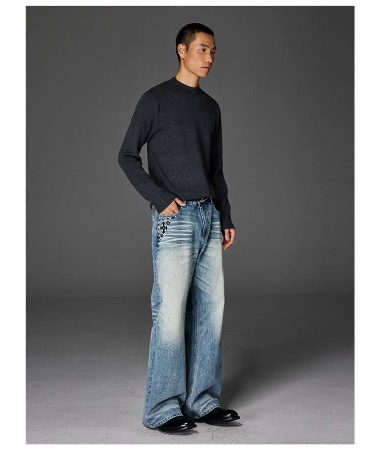 Half-High Collar Sweater