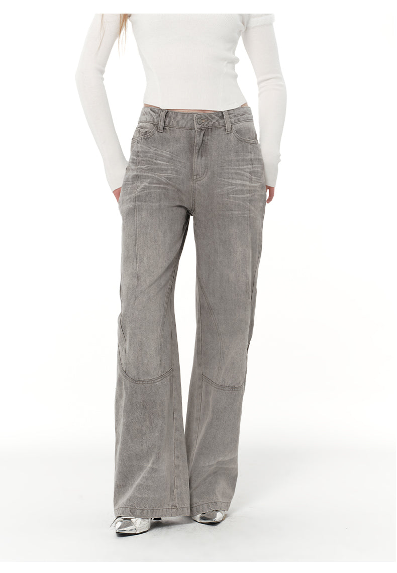 Retro beautiful wide leg jeans