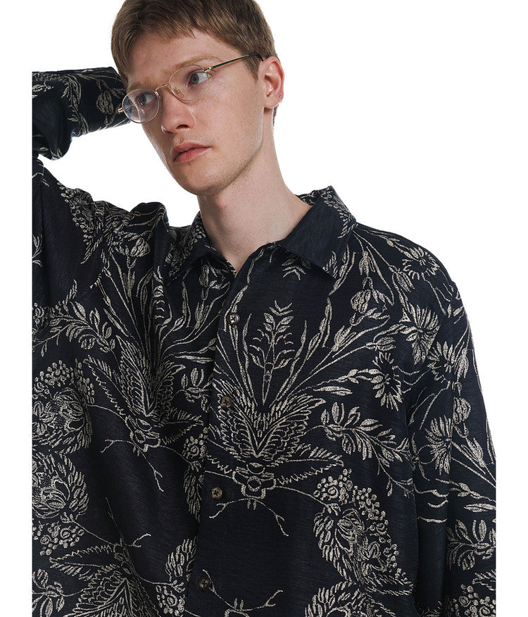 Loose-Fit Floral Shirt
