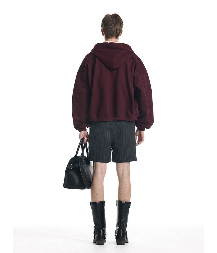 Brushed-Fleece Hooded Sweatshirt