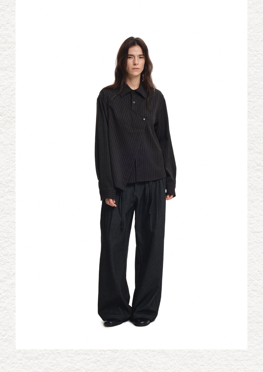 Deconstructed-Cut Casual Shirt