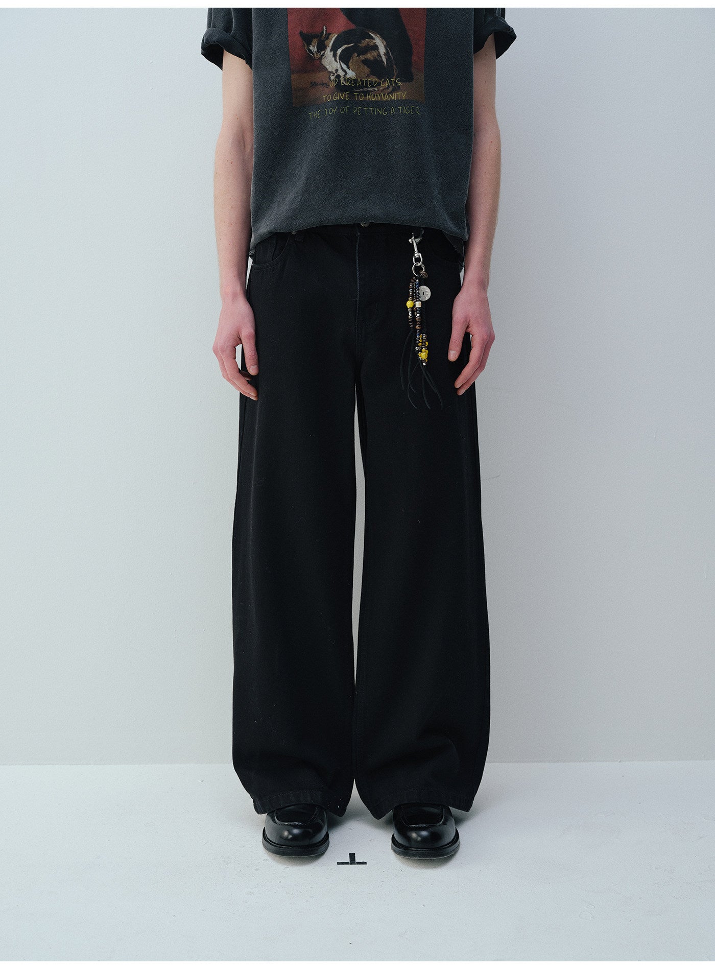 A라인 로우라이즈 스트레이트 진