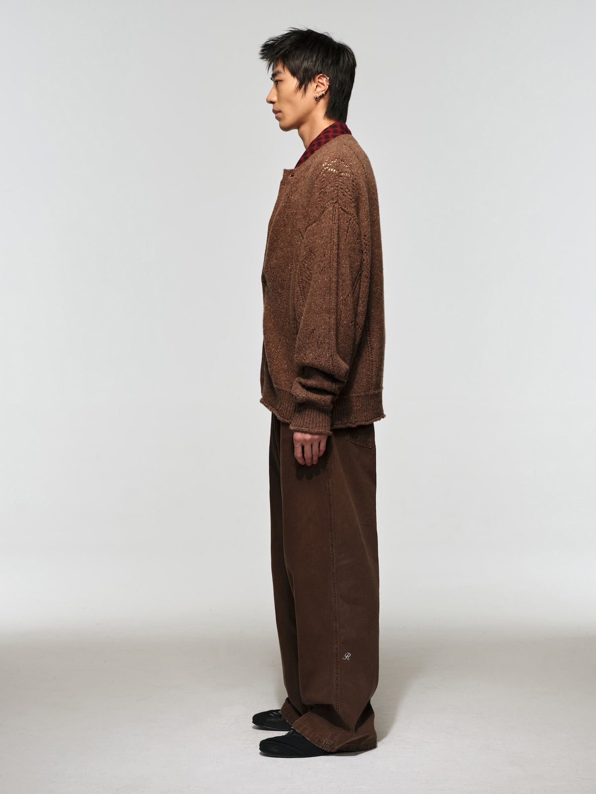 Alpaca Wool Cardigan with Buttons