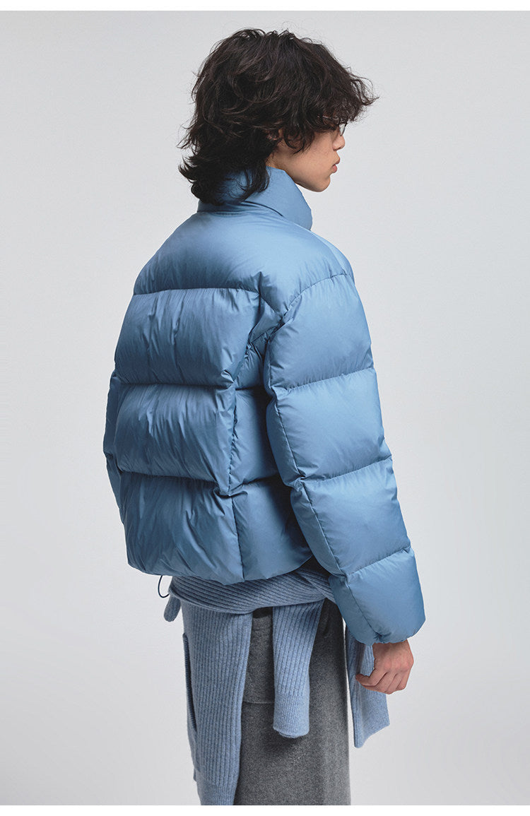 Classic Wrinkle-Processed Down Jacket