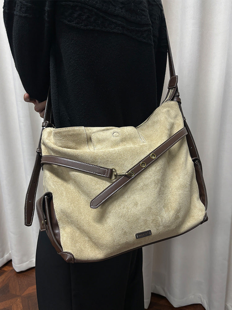 Suede Shoulder Bag