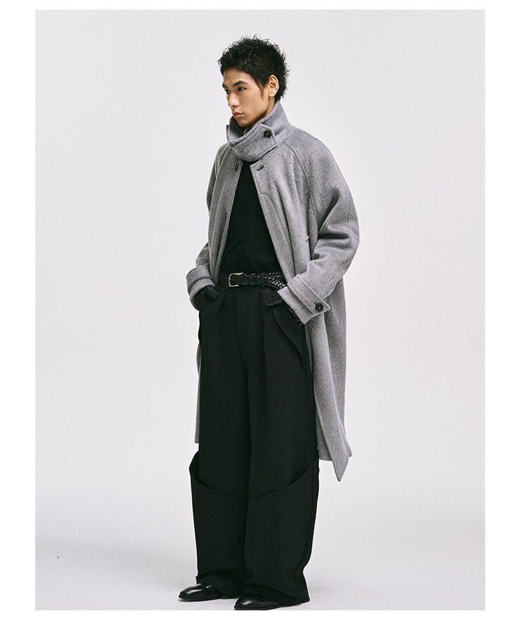 Clean Fit Casual Wool Coat