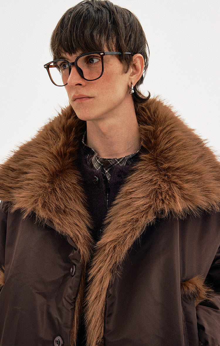 Mountain Carving Cotton Jacket