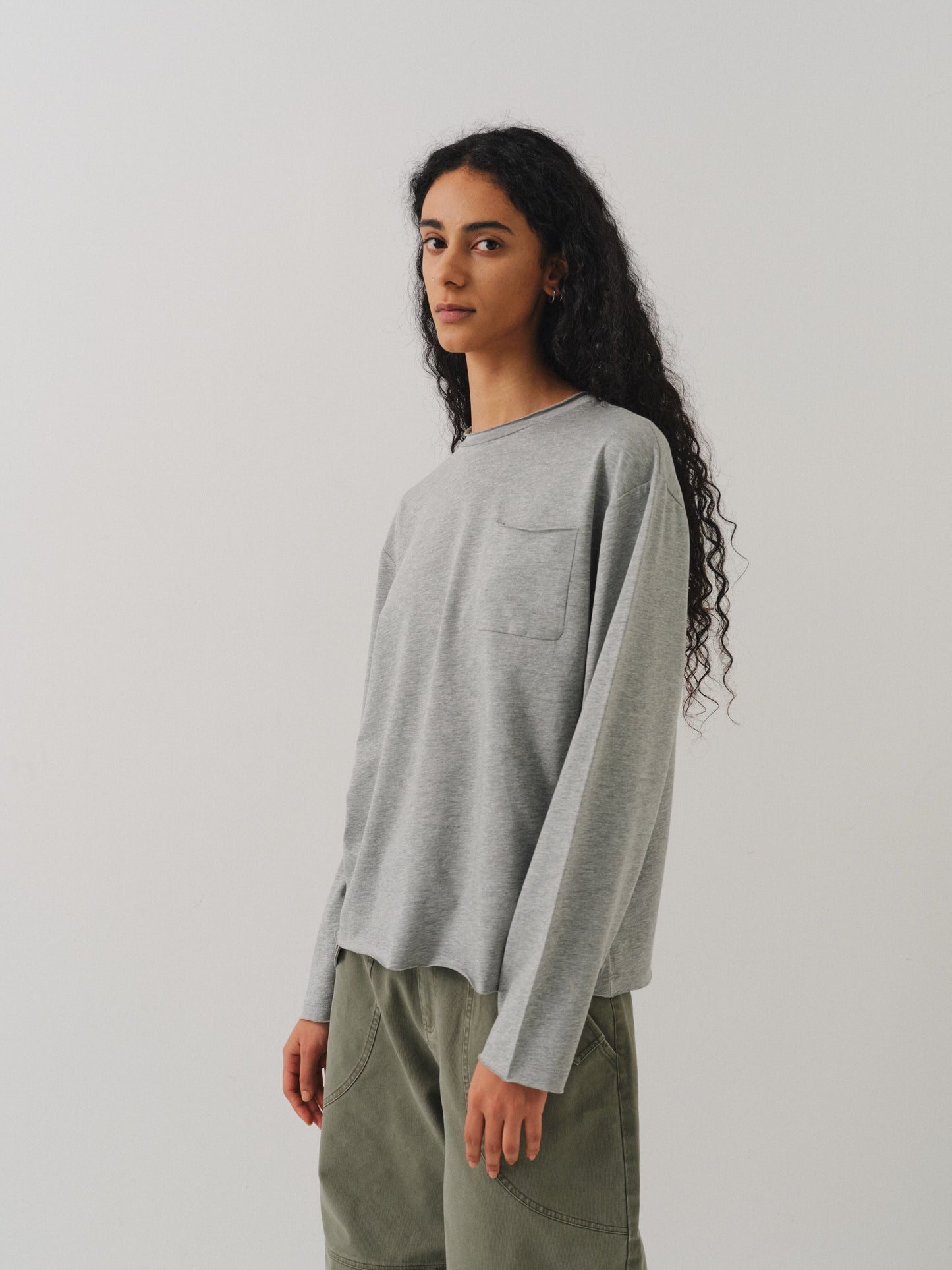 Rolled Hem All-Purpose T-Shirt