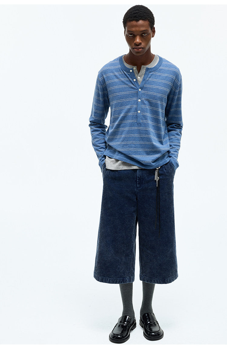 Natural Cotton Yarn T-Shirt