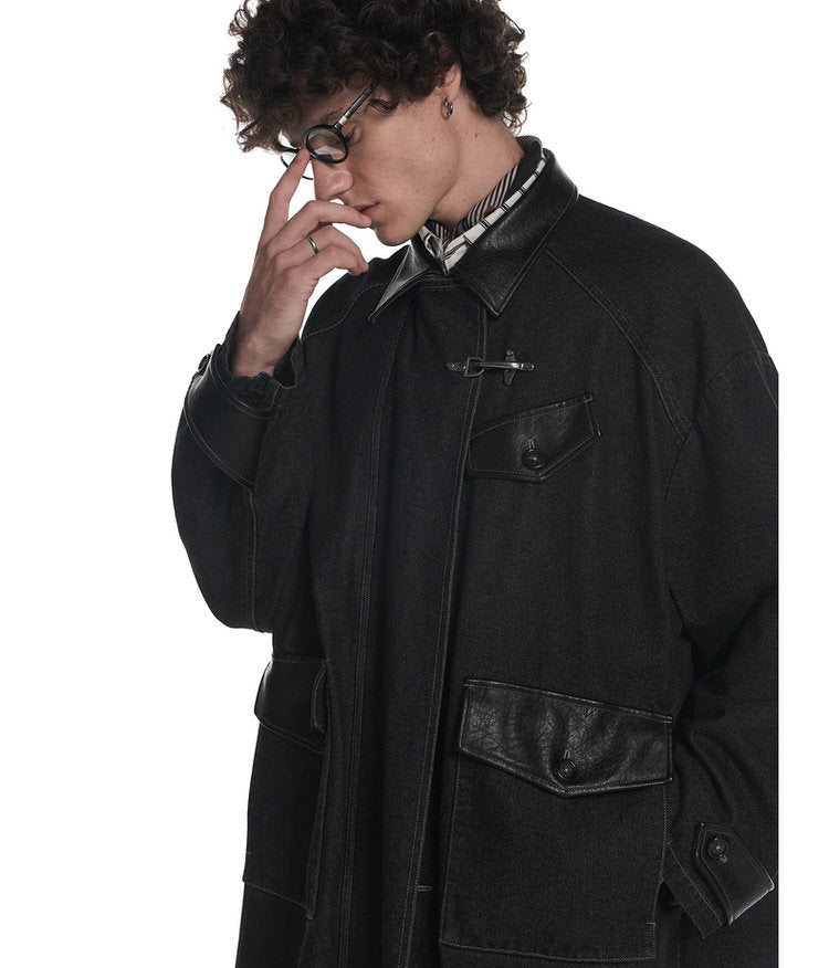 Patchwork Trench Coat