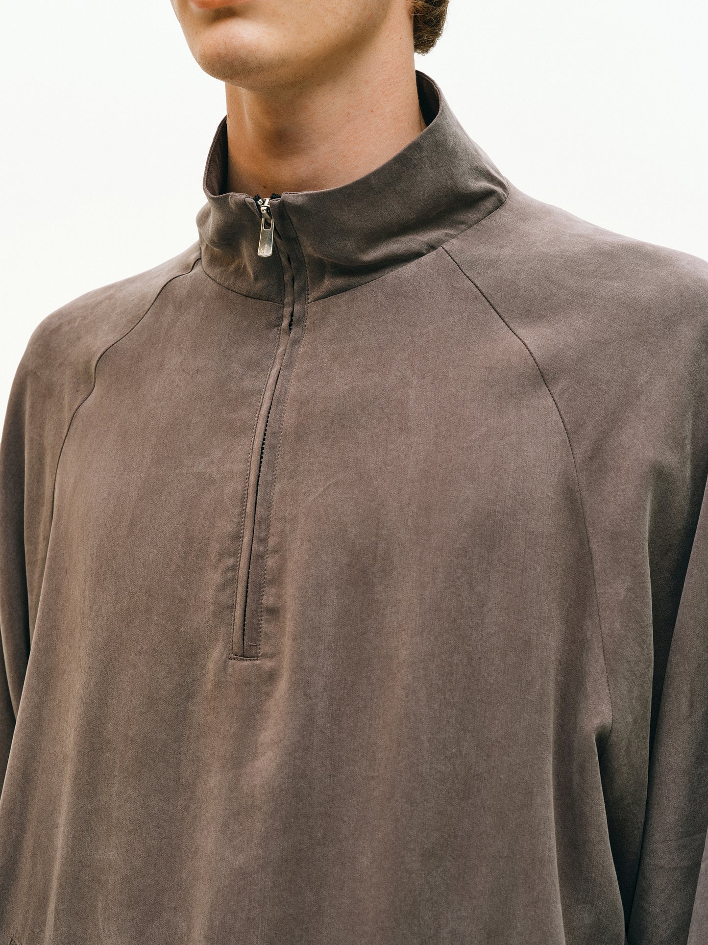 Half-Zip Raglan Sleeve Jacket