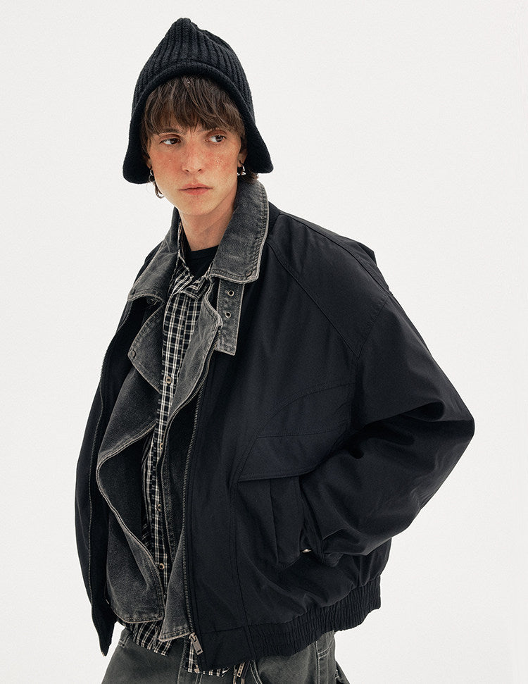 Stand Collar Thick Jacket