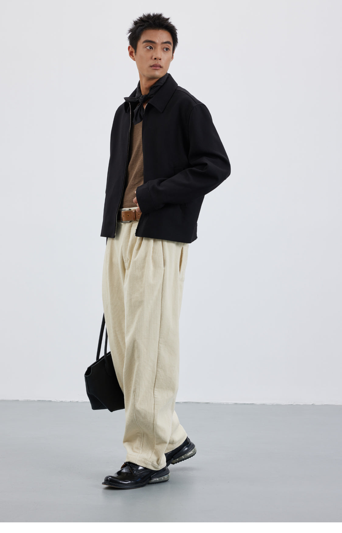 Wool-blend classic jacket