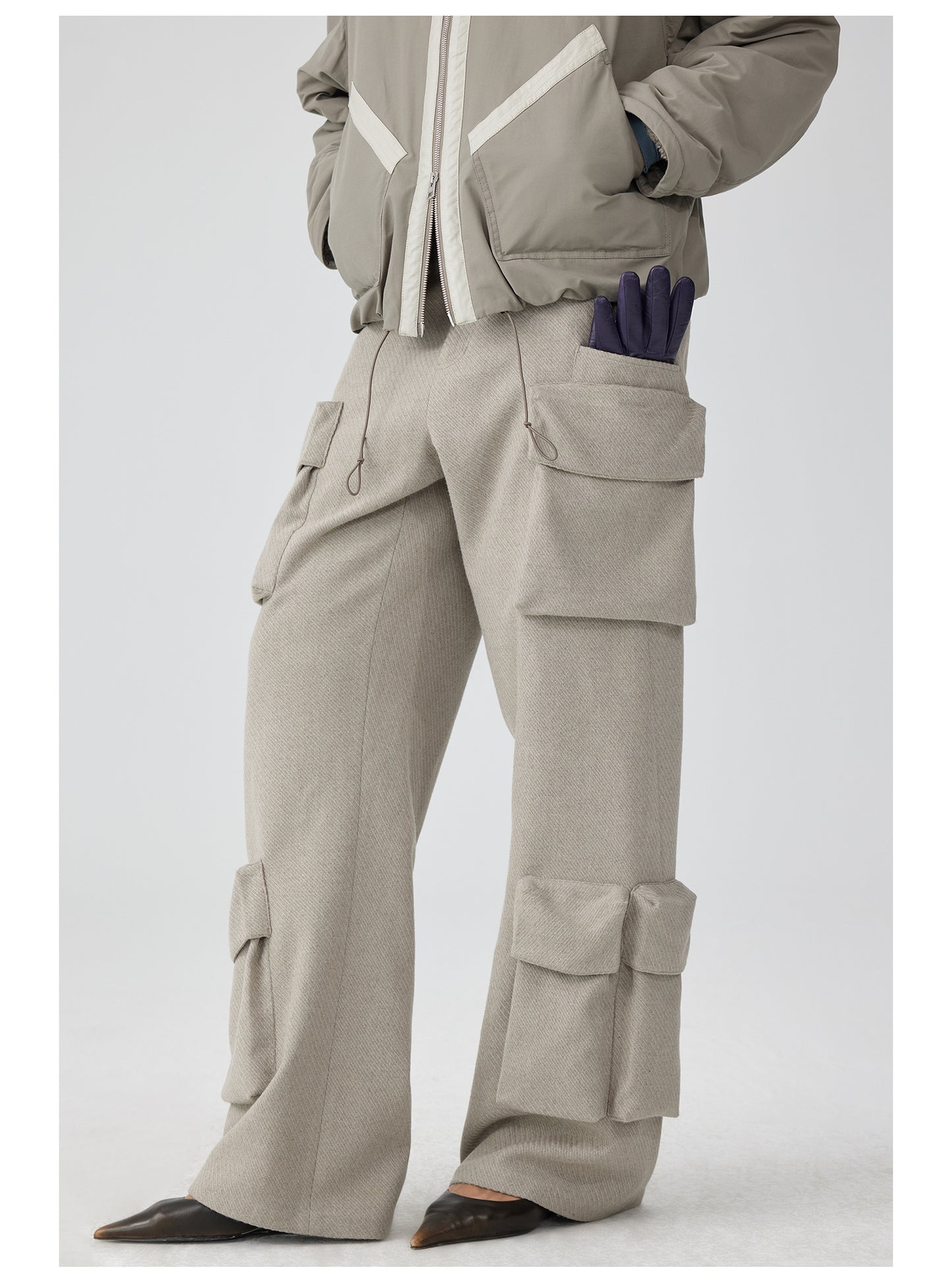 3D pocket cargo pants