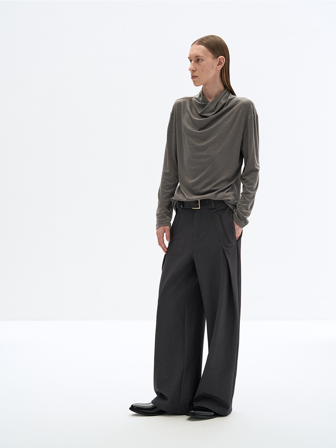 Stand Collar T-Shirt