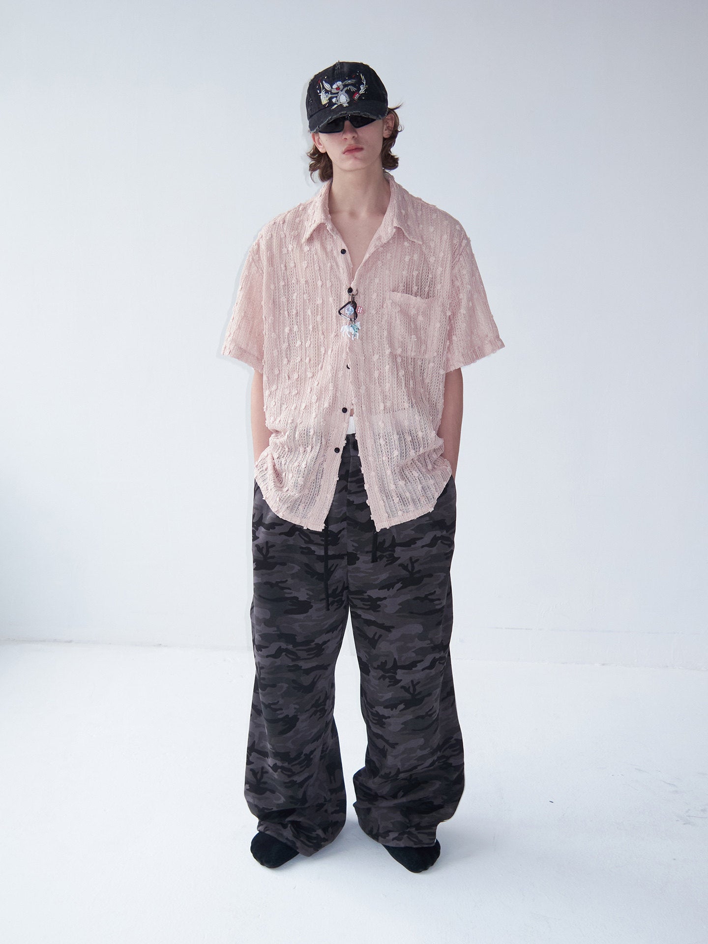 Hollow Crochet Shirt