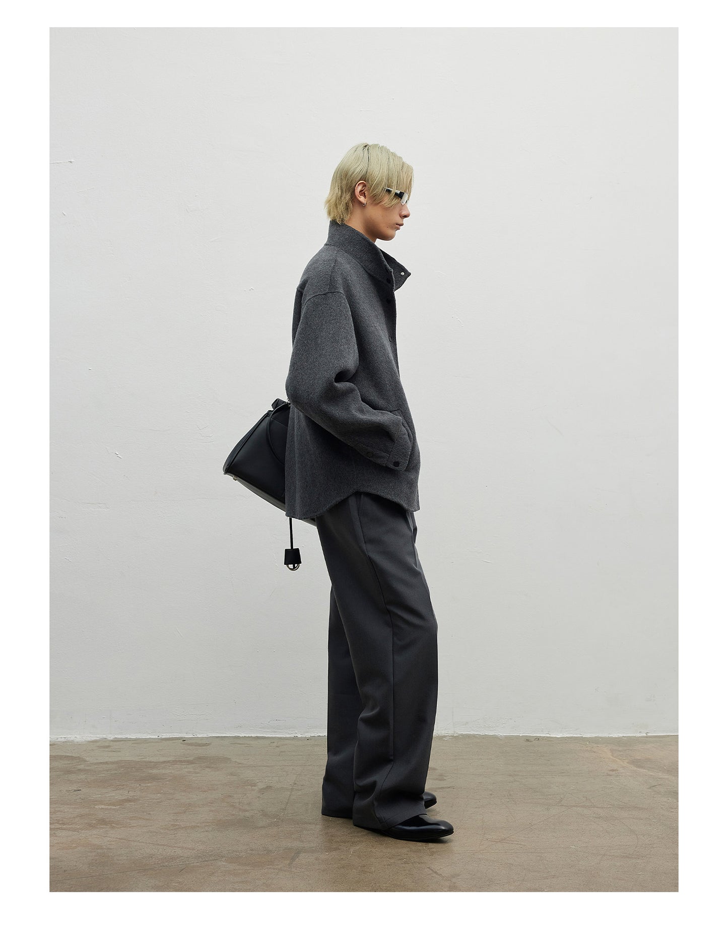 Wool-Blend Double-Face Jacket