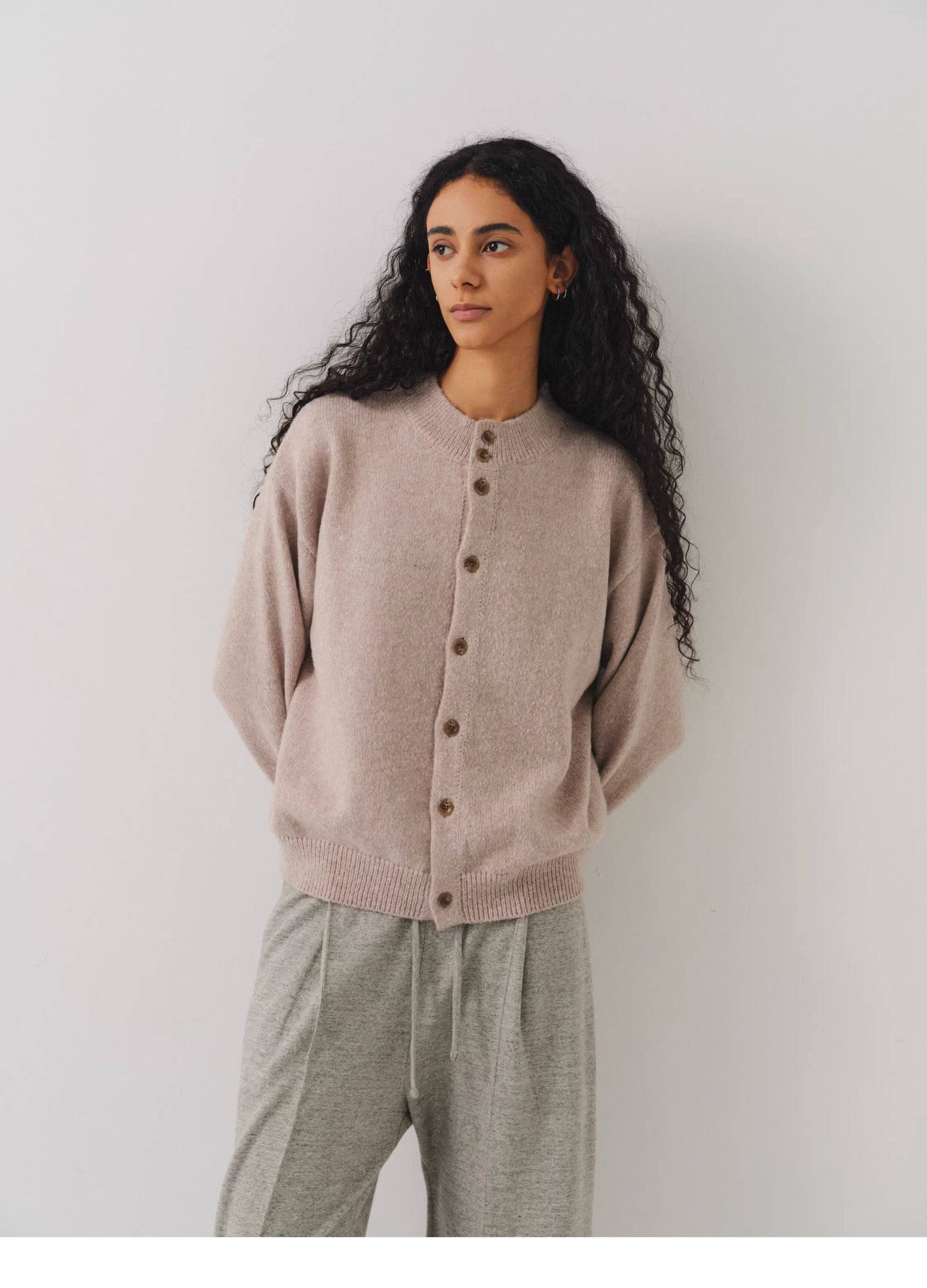 Multi-button Knit Cardigan