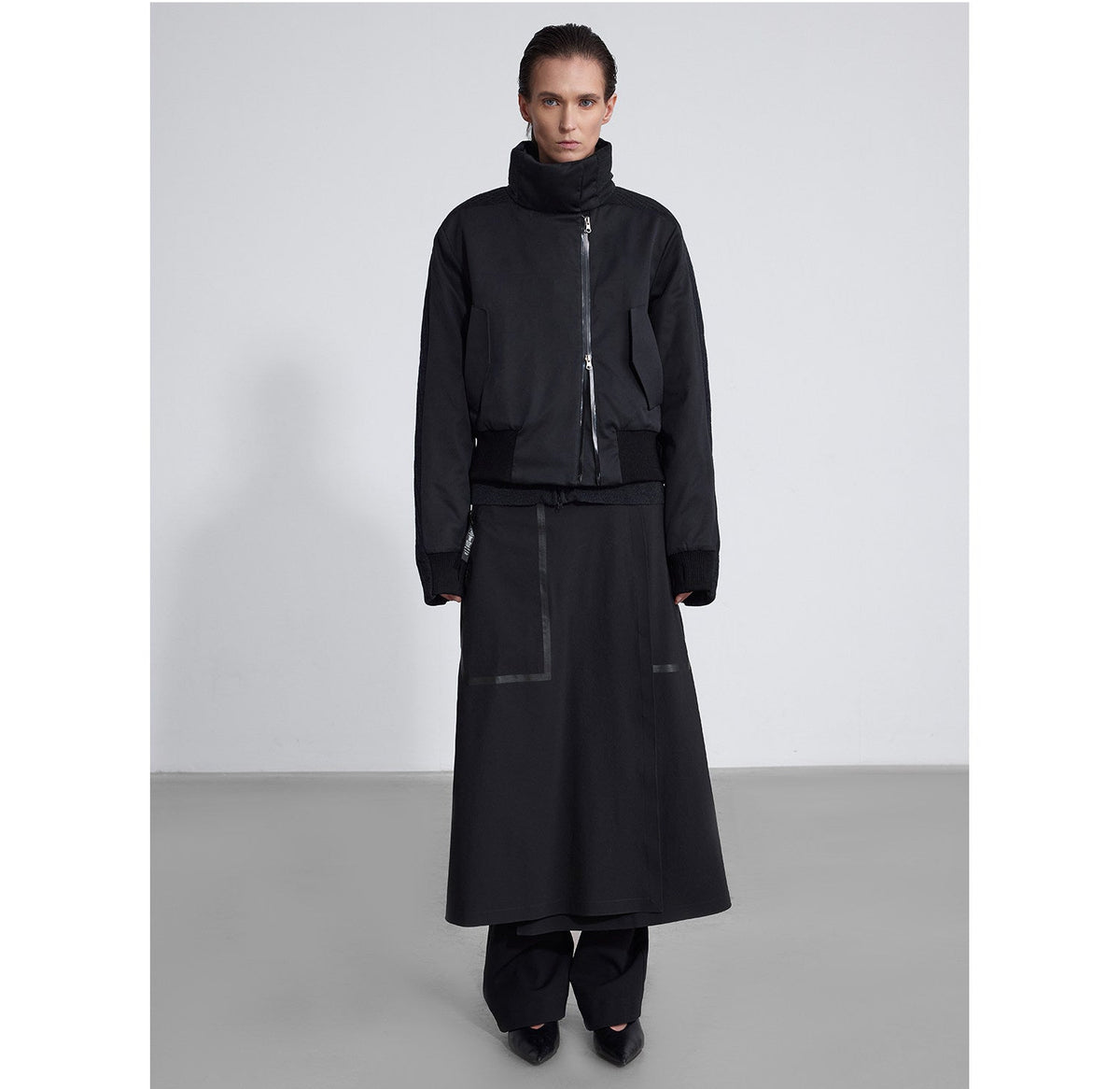 3D-Structured Quilted Jacket