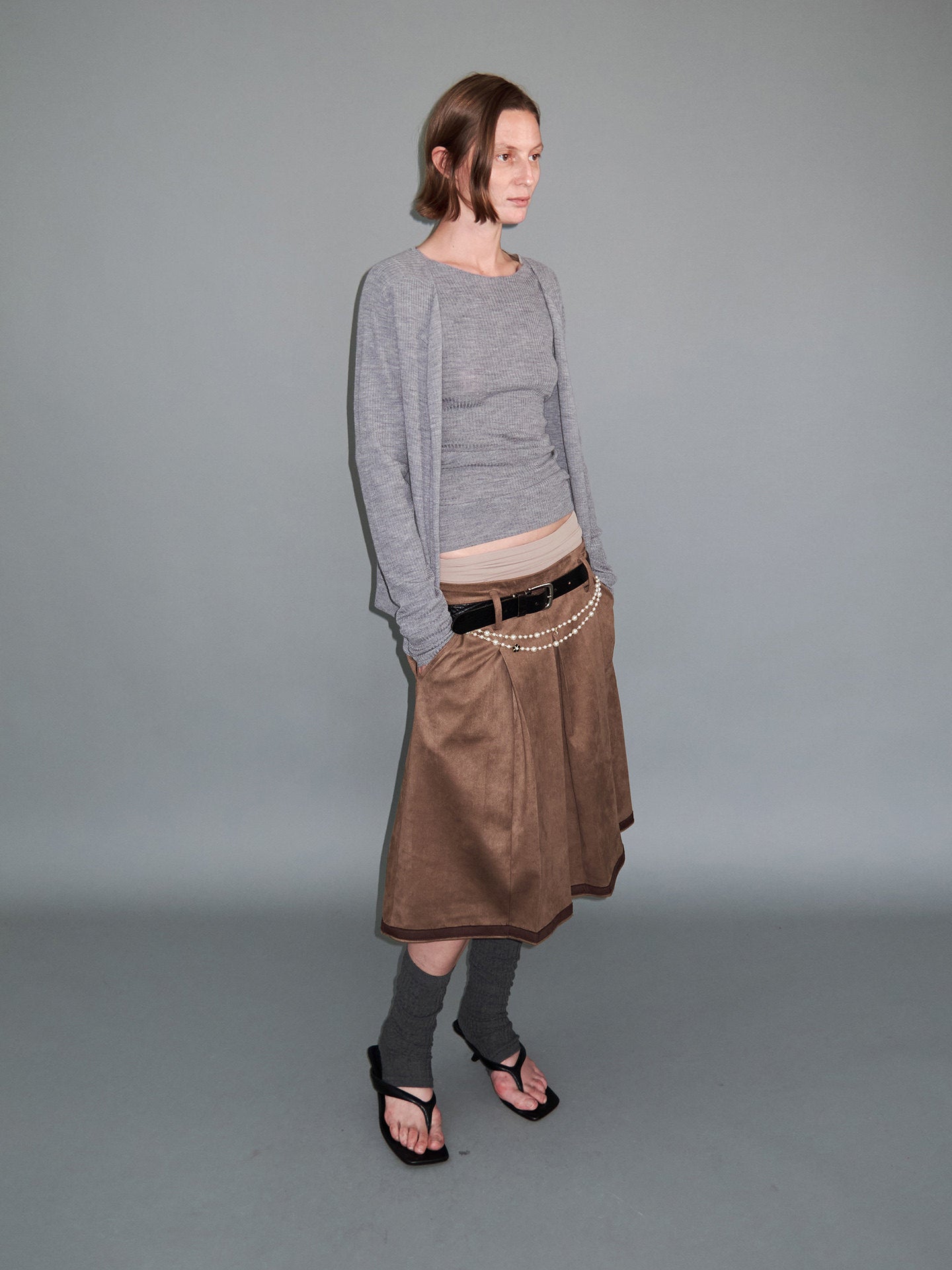 Wool Slim-Fit Knit Cardigan