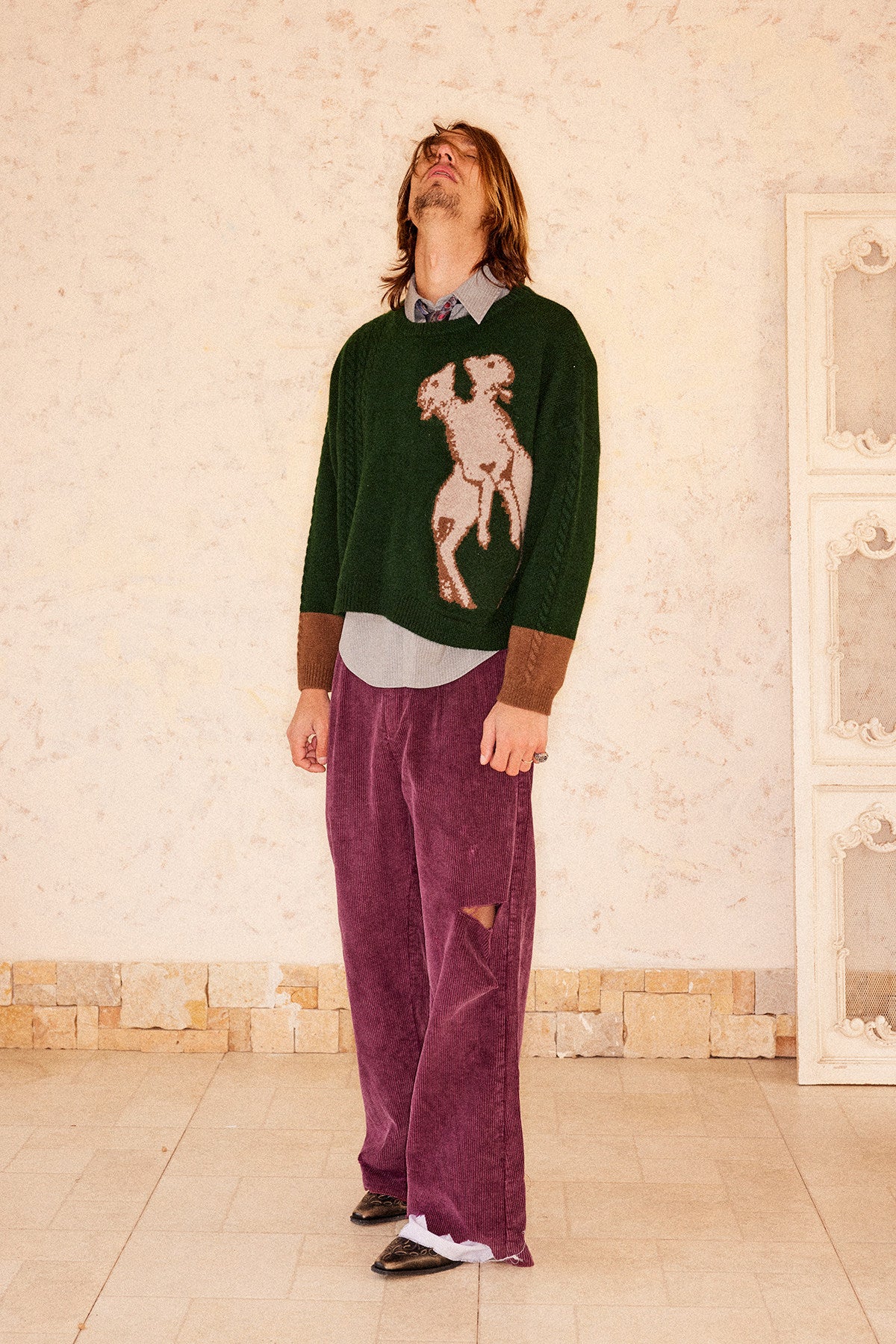 Round Neck Pullover Sweater