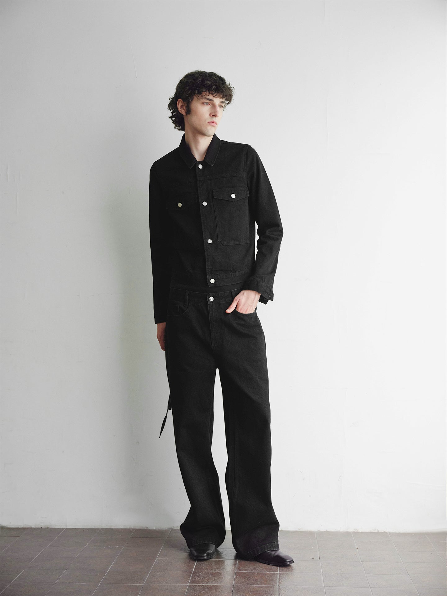 Carbon Black Denim Jacket