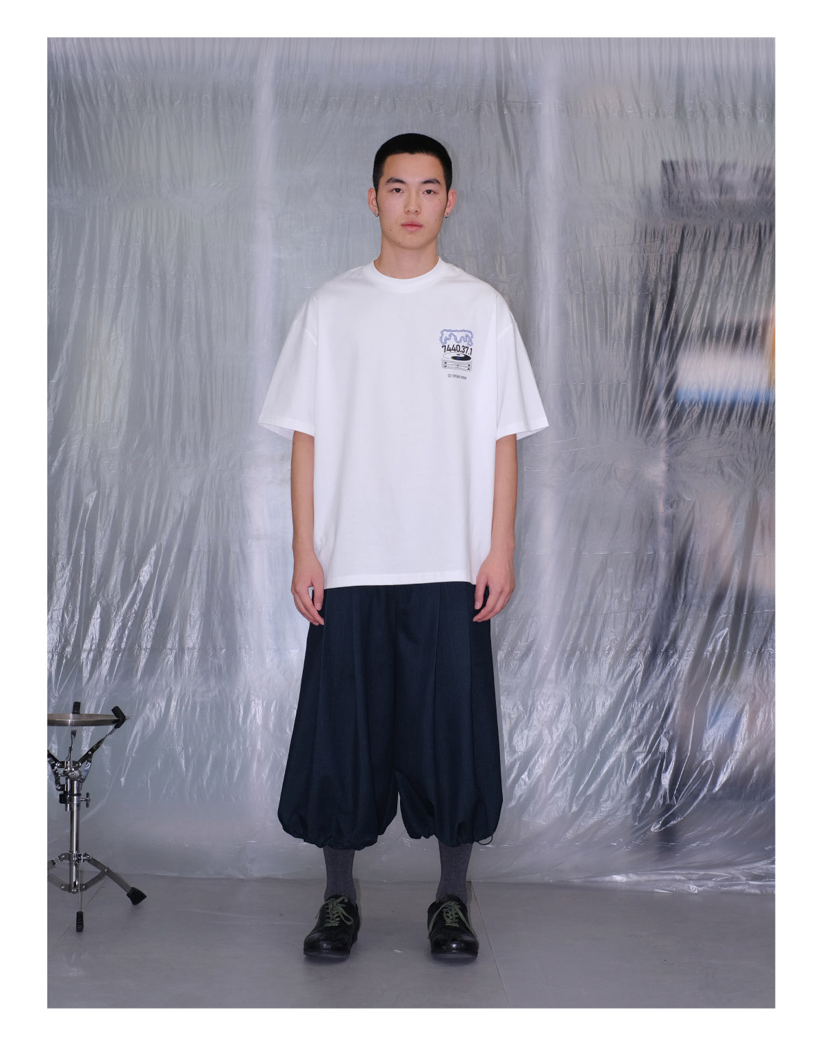 Drawstring Cropped Pants