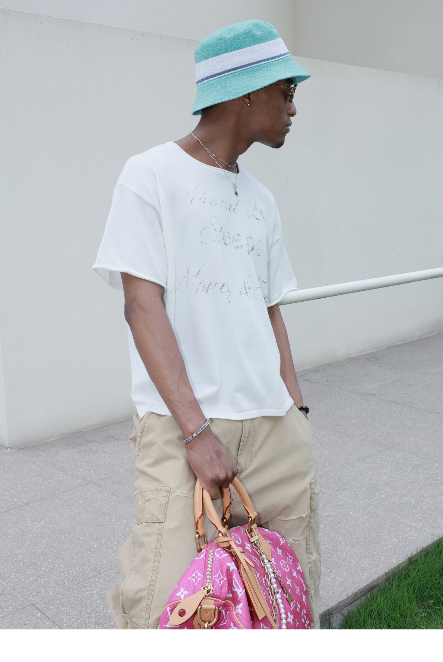 Distressed Print T-Shirt