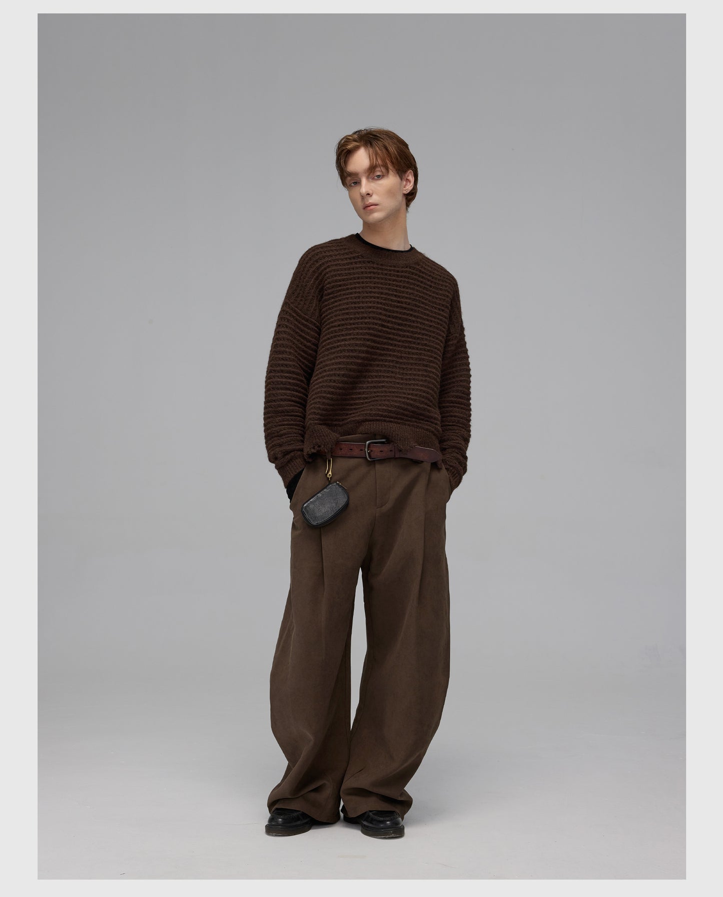 Scimitar Pleated Wide Leg Pants