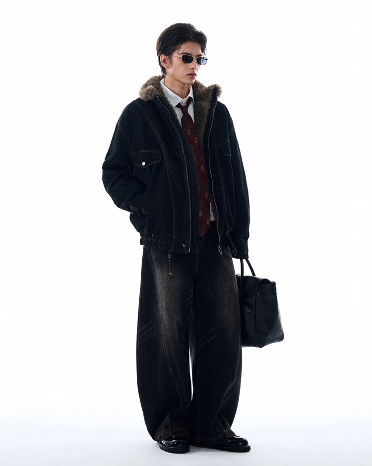 Heavy Washed Denim Jacket