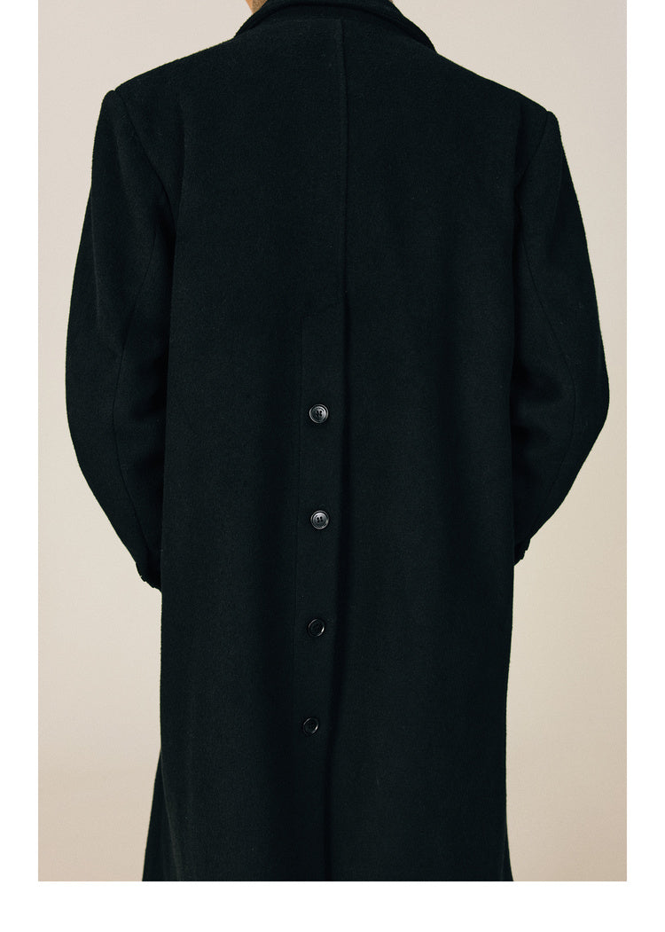 Wool mid-coat