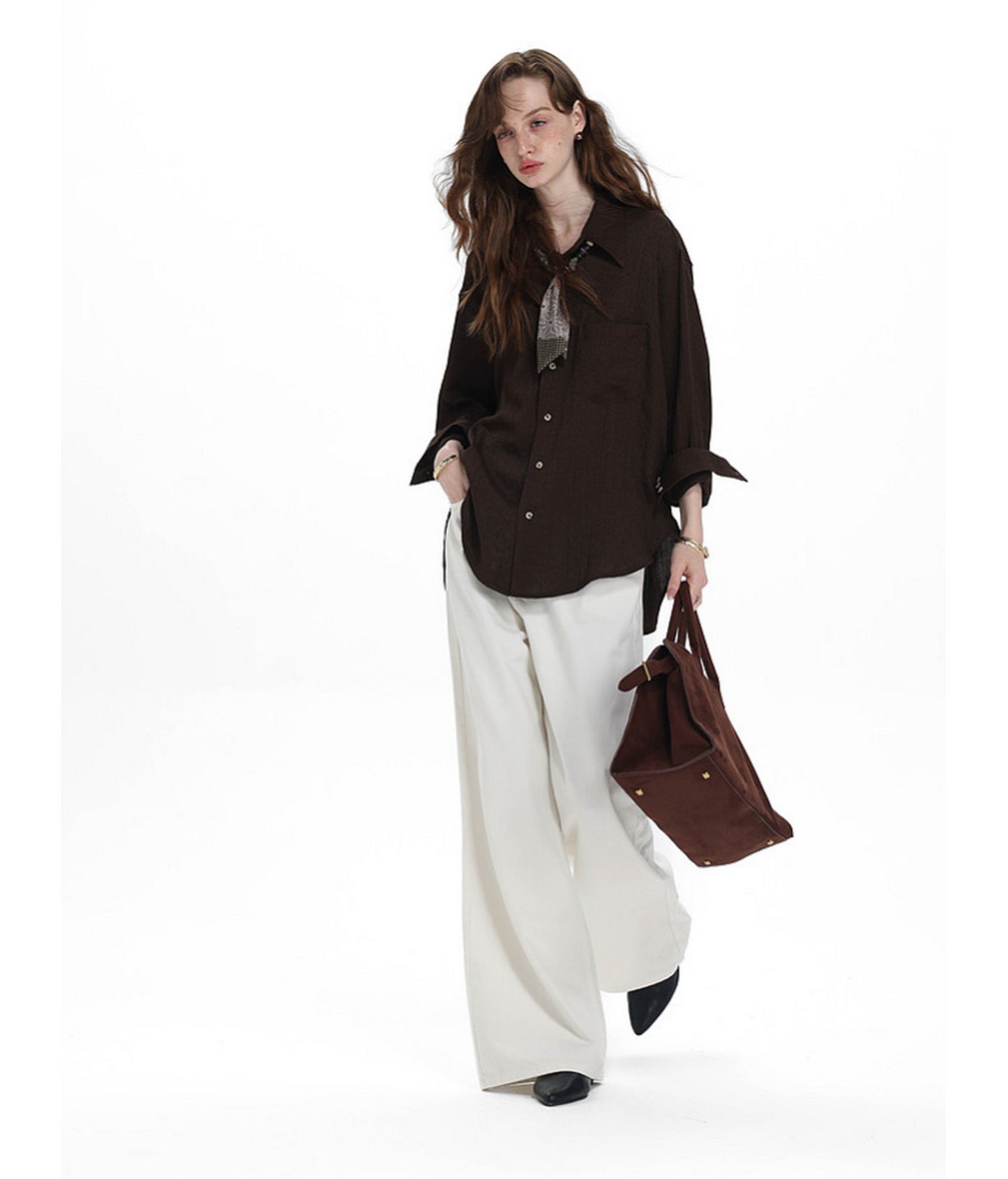 Relaxed Linen-Lyocell Blend Shirt
