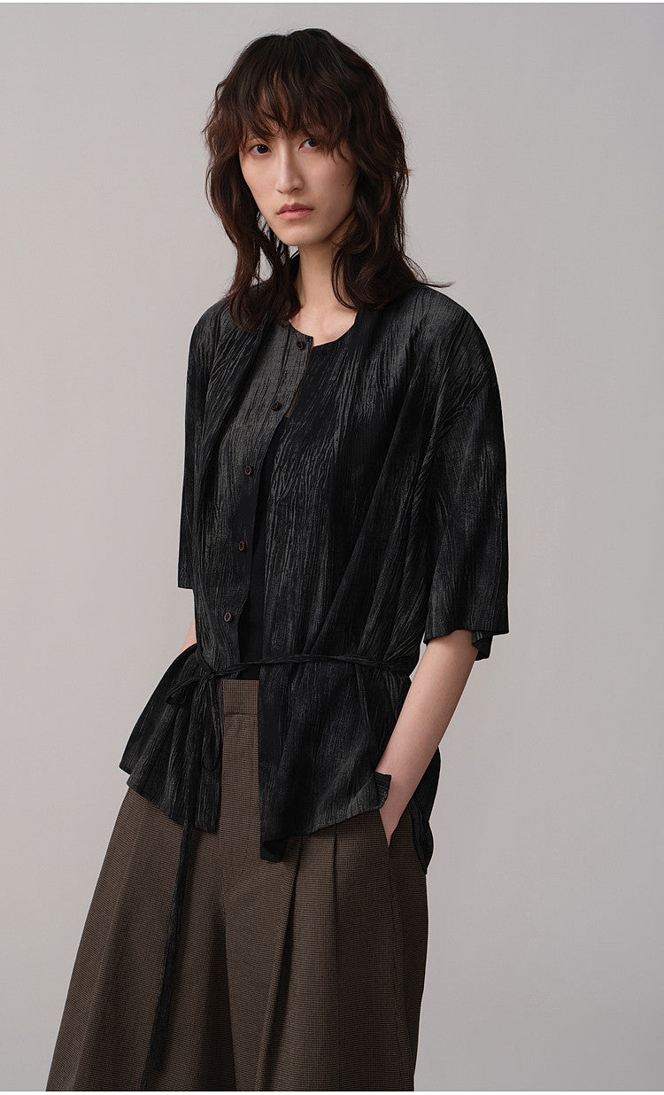 Floral-Print Casual Shirt