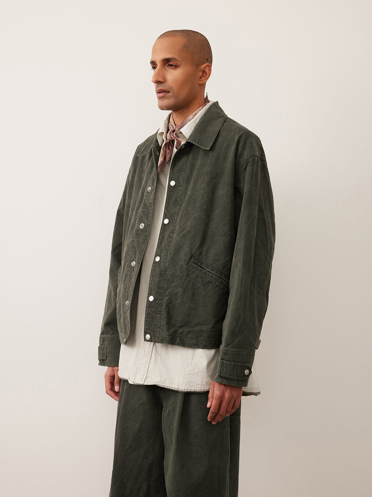 Washed Damaged Coach Jacket