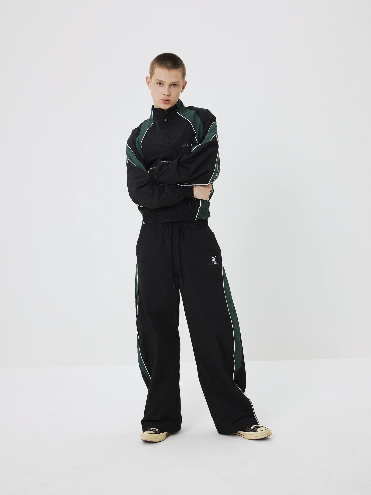 Curvy Wide-Leg Sweatpants