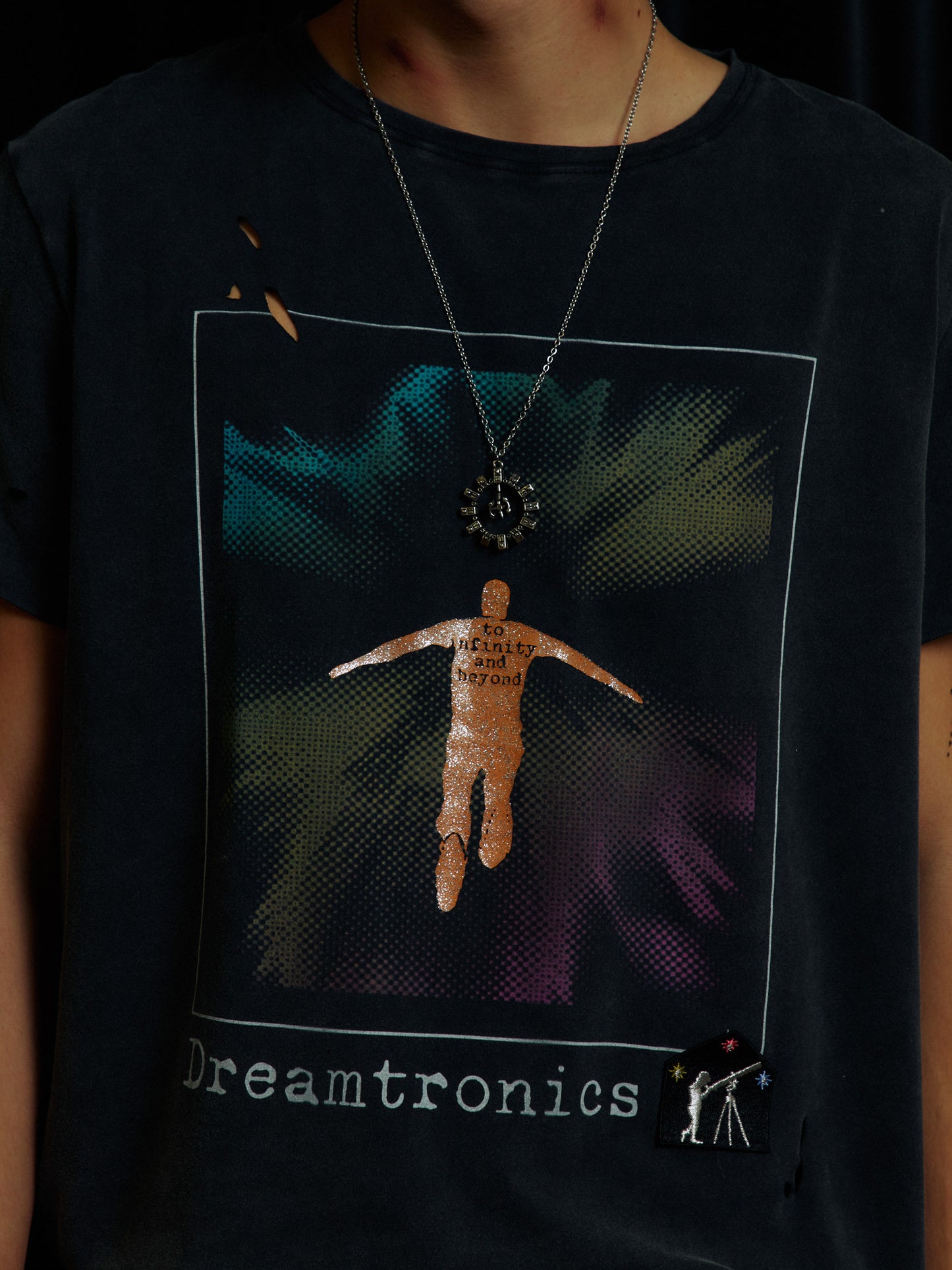Glitter-Print T-Shirt