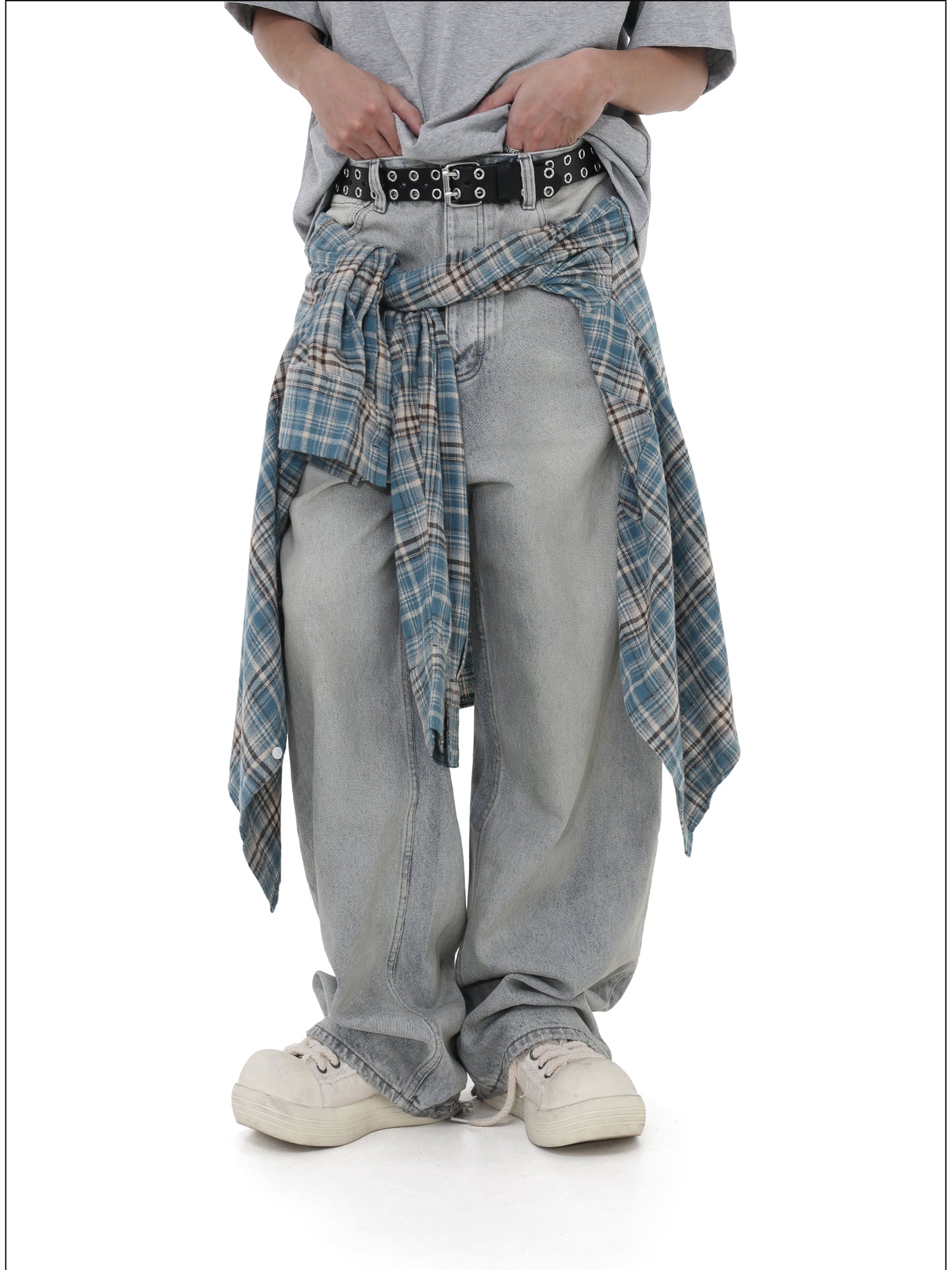 Heavyweight Damaged Jeans