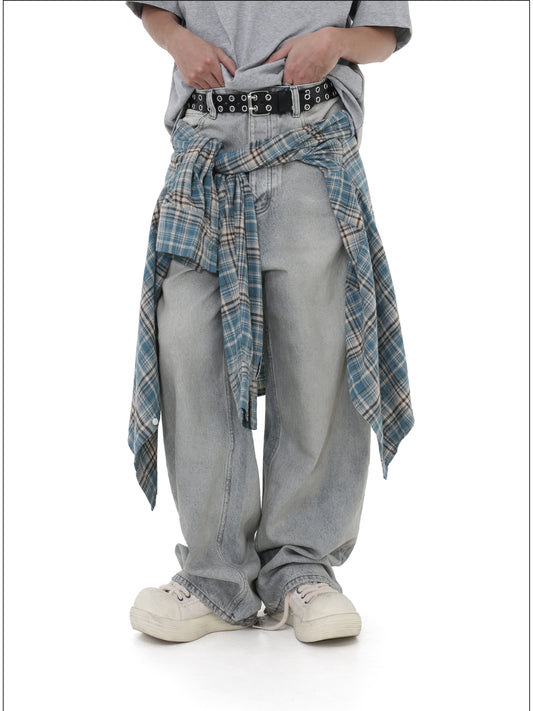 Heavyweight Damaged Jeans