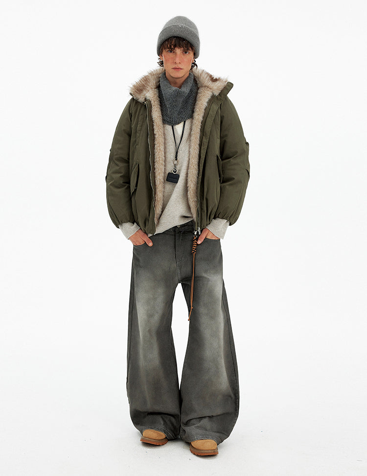 Retro Multi-Pocket Work Jacket