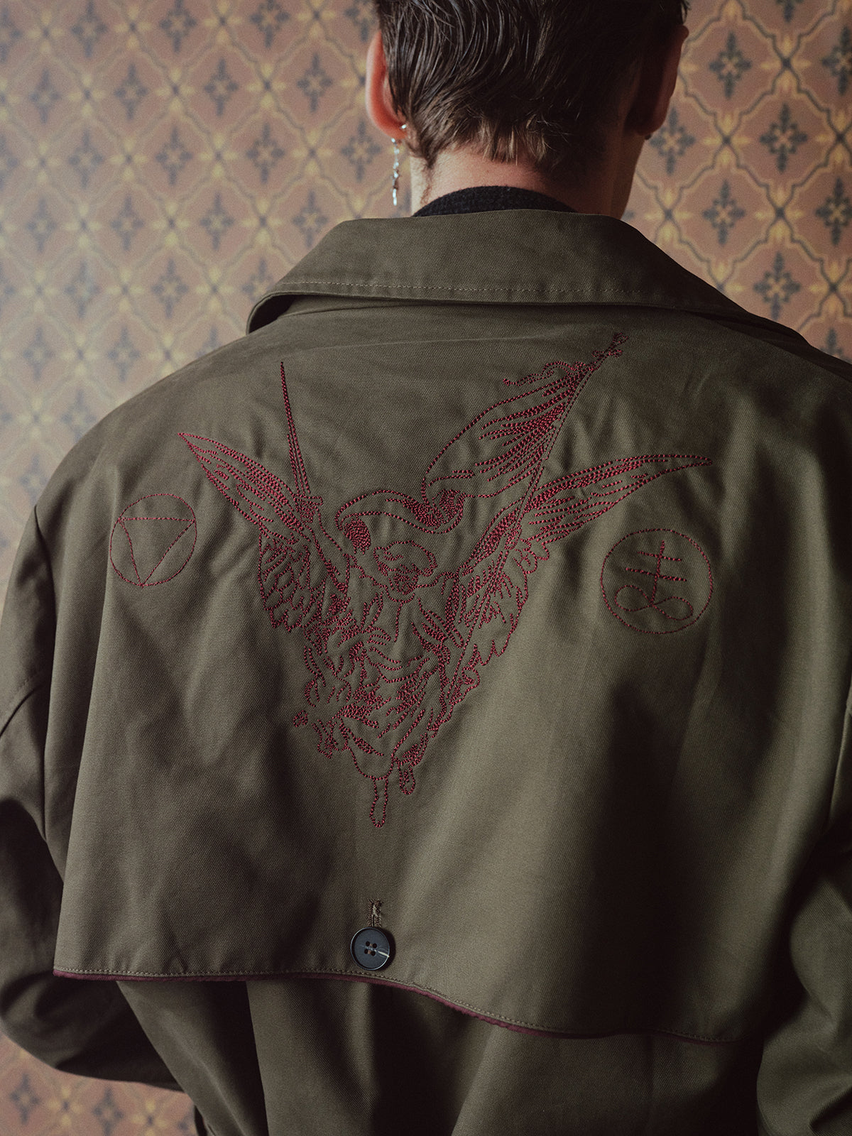 Single-breasted trench coat