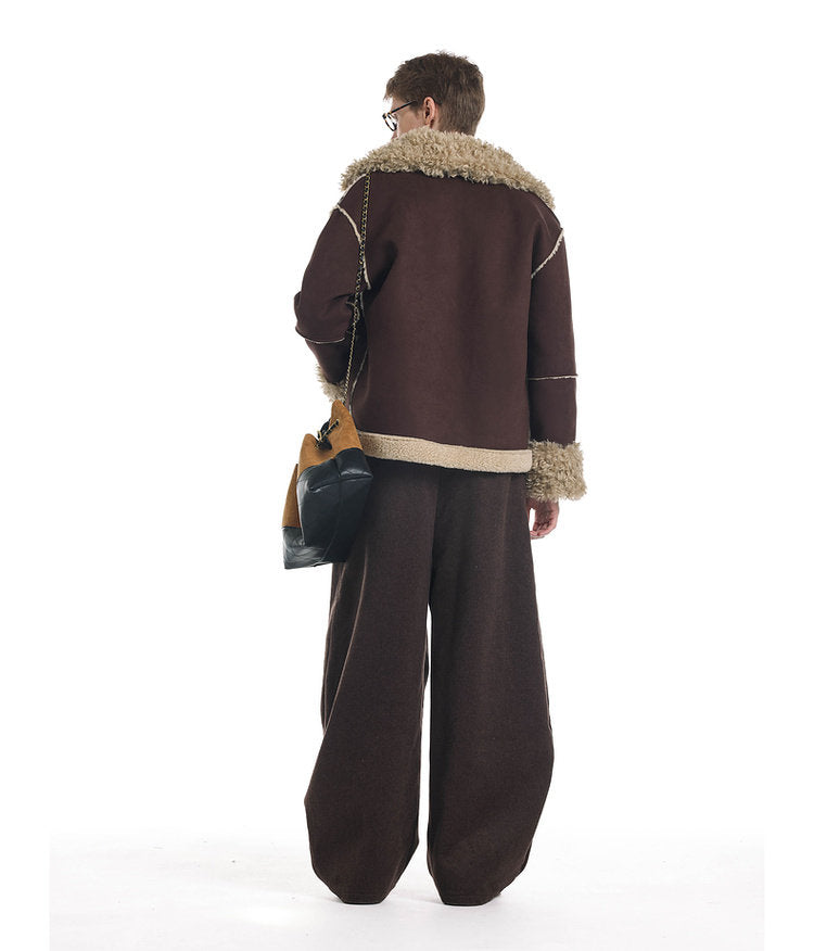 Lambswool Suede Jacket