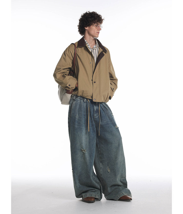 Drawstring Casual Jacket